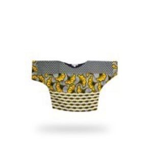 Yellow Petal Crop Top